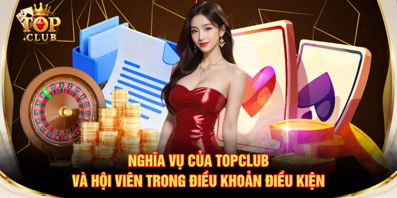 Nghĩa vụ của TOPCLUB và hội viên trong điều khoản điều kiện